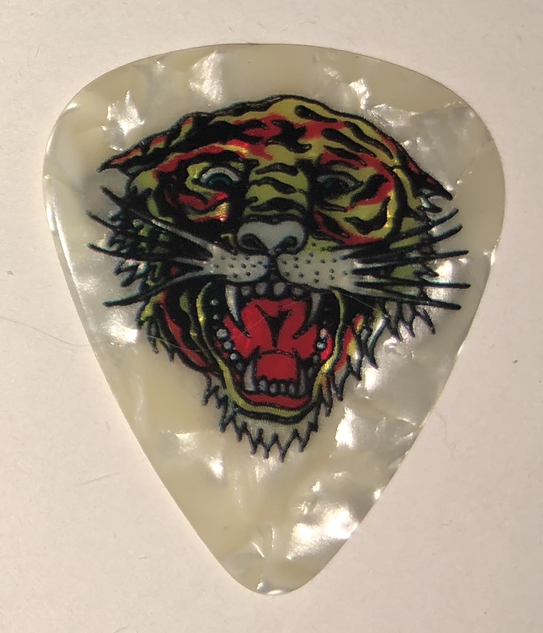 Tiger Face Tattoo” Guitar Pick by Ed Hardy - Pickbay