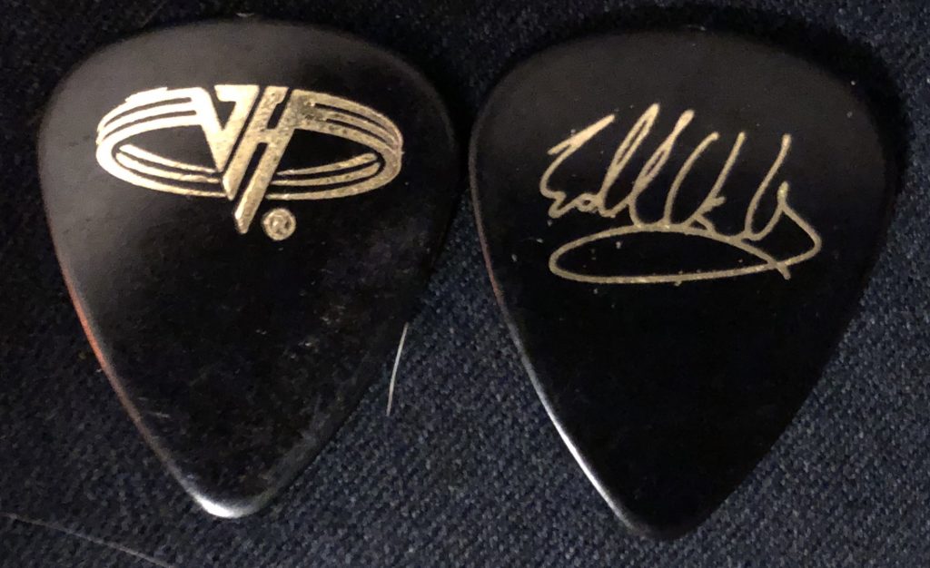 VAN HALEN Eddie Van Halen Guitar Pick 2003 studio (5150) Signature