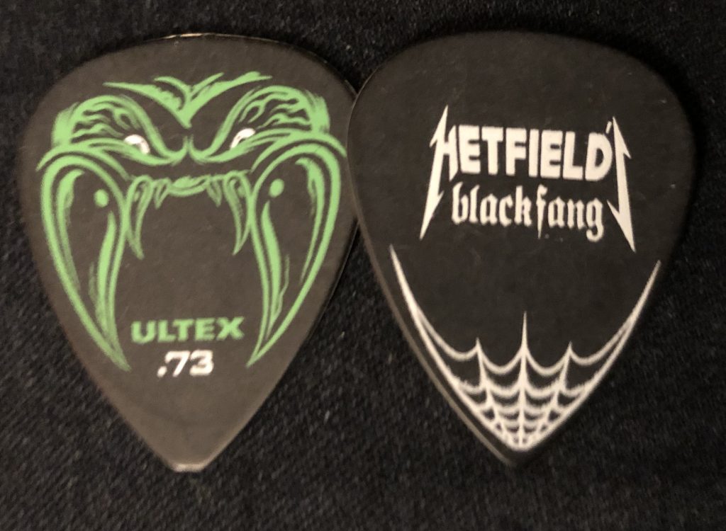 Metallica James Hetfield Guitar Pick Black Fang Pickbay