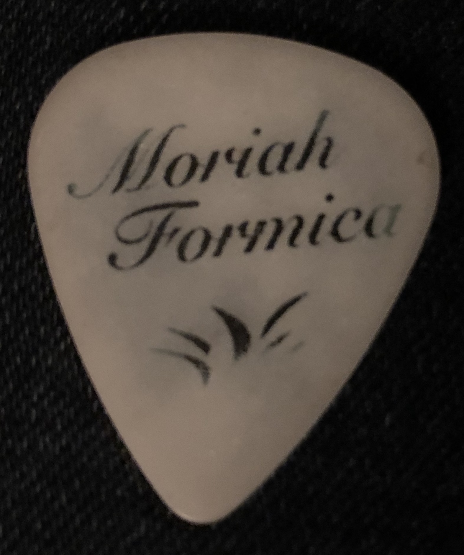 Moriah Formica Guitar Pick, from “The Voice” 2019 Pickbay