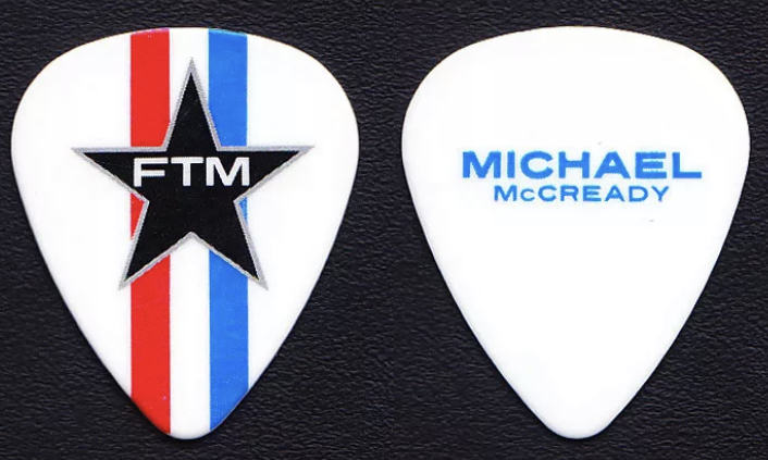 Mike McCready Guitar Pick (of Pearl Jam) Flight To Mars FTM 2013 Tour, UFO  Cover Band! - Pickbay