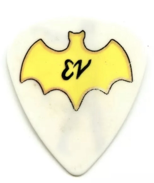 Pearl Jam Guitar Pick From Eddie Vedder With Batgirl Yvonne Craig Art From 2018 Batman Pickbay 