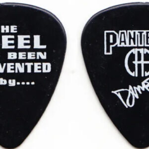 Pantera Dimebag Darrell Abbott Guitar Pick From 2001 Reinventing the Steel  tour, Gold Embossing